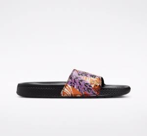 Sandalias Converse All Star Chanclas Tropical Florals Negros Amarillos Oscuro Rosas | CV-340DFP