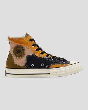 Tenis Altos Converse Chuck 70 Archive Camo Overlay Bota Verde Oliva Naranjas | CV-109GOK