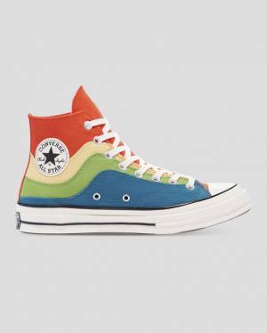 Tenis Altos Converse Chuck 70 National Parks Bota Azules Verdes Naranjas | CV-415FXW