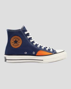 Tenis Altos Converse Chuck 70 Ripstop Bota Azules | CV-069RDO