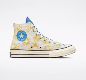 Tenis Altos Converse Chuck 70 Sunny Floral Bota Azules | CV-591RKZ