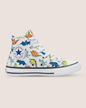 Tenis Altos Converse Chuck Taylor All Star Dinoverse Bota Blancos | CV-108BMV