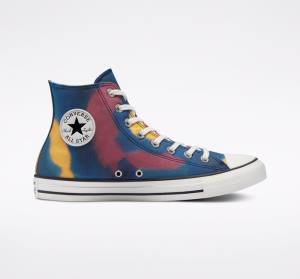 Tenis Altos Converse Chuck Taylor All Star Tie-Dye Bota Multicolor | CV-159HMK