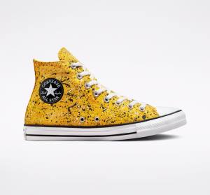 Tenis Altos Converse Chuck Taylor All Star Archive Paint Splatter Bota Blancos | CV-185HKO