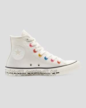 Tenis Altos Converse Chuck Taylor All Star My Story Bota Beige | CV-187TKS