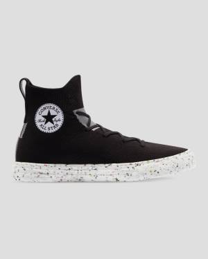 Tenis Altos Converse Chuck Taylor All Star Crater Renew Knit Bota Negros | CV-257TBK