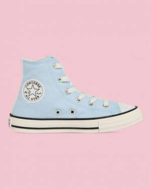 Tenis Altos Converse Chuck Taylor All Star UV Glitter Bota Azules | CV-321QSV