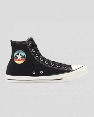 Tenis Altos Converse Chuck Taylor All Star National Parks Patch Bota Negros | CV-345VAS