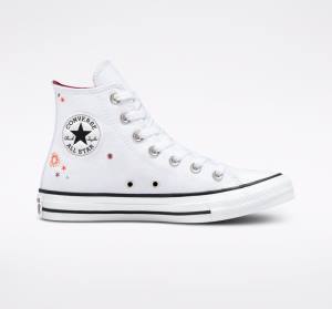 Tenis Altos Converse Chuck Taylor All Star You Are On The Right Path Bota Blancos | CV-591TOA