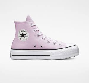 Tenis Altos Converse Chuck Taylor All Star Lift Plataforma Seasonal Color Bota Blancos Negros | CV-592ARN