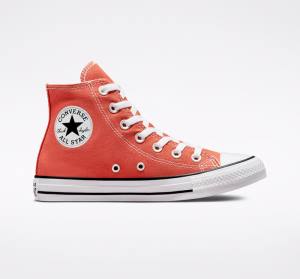 Tenis Altos Converse Chuck Taylor All Star Seasonal Color Bota Naranjas | CV-617CVY