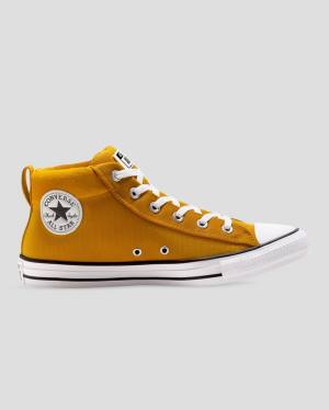 Tenis Altos Converse Chuck Taylor All Star Calle Mix And Match Bota Amarillos | CV-643UVN