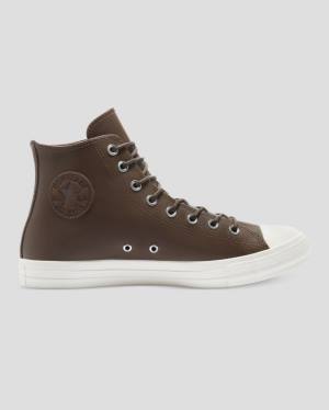 Tenis Altos Converse Chuck Taylor All Star Seasonal Cuero Bota Marrom | CV-709XRO