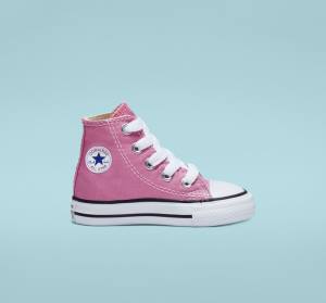 Tenis Altos Converse Chuck Taylor All Star Classic Bota Rosas | CV-740OTD