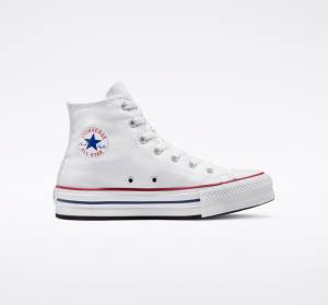 Tenis Altos Converse Chuck Taylor All Star Lift Plataforma Bota Blancos Rojos Oscuro Azul Marino | CV-780HKB