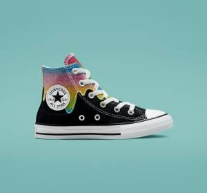 Tenis Altos Converse Chuck Taylor All Star Glitter Drip Bota Beige | CV-860IOL