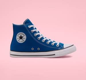 Tenis Altos Converse Chuck Taylor All Star Seasonal Color Bota Azules Blancos | CV-892RWJ