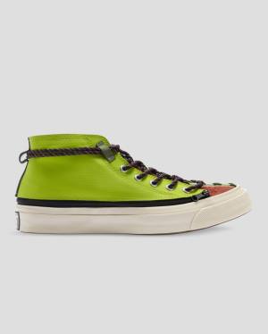 Tenis Altos Converse Deck Star Zip Pale Putty Bota Verdes | CV-601IJX