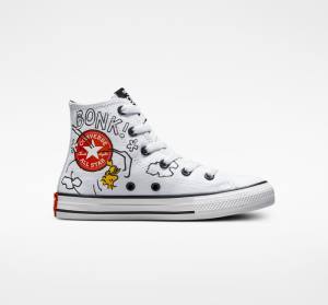 Tenis Altos Converse Peanuts Chuck Taylor All Star Bota Blancos Negros Rojos | CV-591HMT