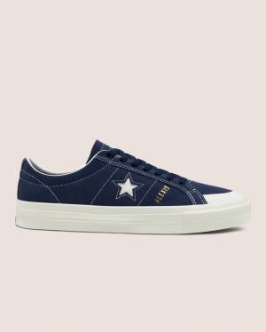 Tenis Bajos Converse CONS Alexis Sablone One Star Pro Gamuza Azules | CV-796RFZ