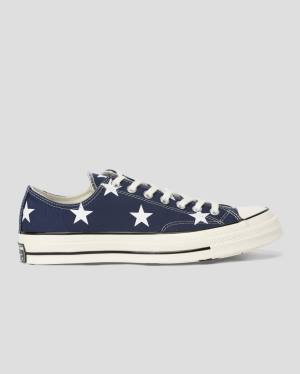 Tenis Bajos Converse Chuck 70 Archive Print Azules | CV-073ACT