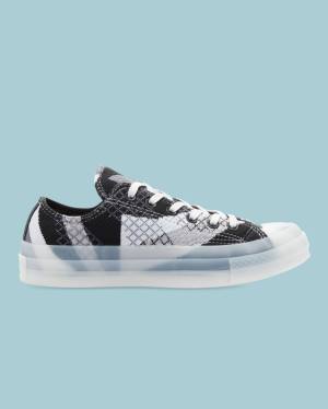 Tenis Bajos Converse Chuck 70 Knit Print Negros | CV-293PNJ