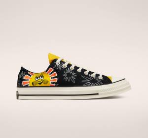 Tenis Bajos Converse Chuck 70 Sunny Floral Negros | CV-109JBD