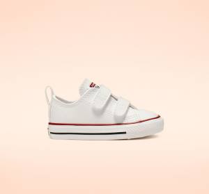 Tenis Bajos Converse Chuck Taylor All Star Easy-On Cuero Blancos | CV-068NEG