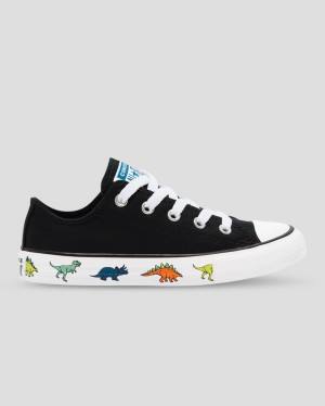 Tenis Bajos Converse Chuck Taylor All Star Dinoverse Negros | CV-170QSB