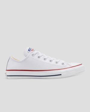 Tenis Bajos Converse Chuck Taylor All Star Cuero Blancos | CV-325FLN