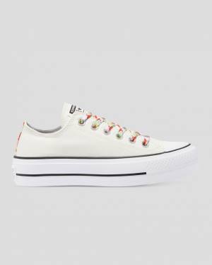 Tenis Bajos Converse Chuck Taylor All Star Lift Garden Party Beige | CV-451QOW