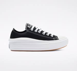 Tenis Bajos Converse Chuck Taylor All Star Move Plataforma Negros Blancos | CV-610LWU