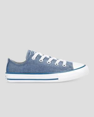 Tenis Bajos Converse Chuck Taylor All Star Glitter Textil Azules | CV-795VXM