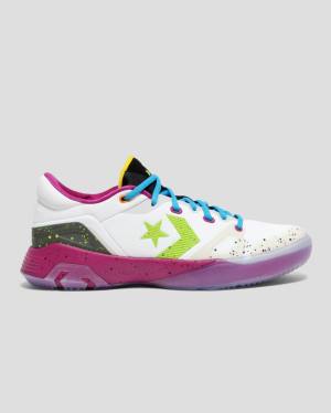 Tenis Bajos Converse G4 Graffiti Blancos Rosas | CV-497BZN