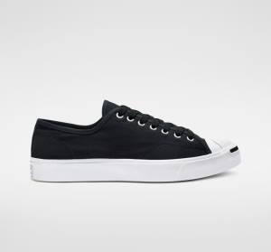 Tenis Bajos Converse Jack Purcell Lona Negros Blancos | CV-408ZEO