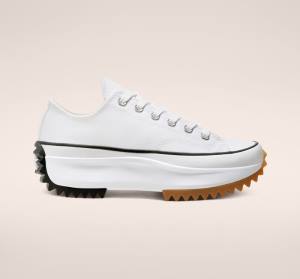 Tenis Bajos Converse Run Star Hike Plataforma Blancos Negros | CV-691JWT