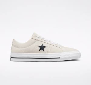 Tenis Skate Converse CONS One Star Pro Gamuza Blancos Negros | CV-631IVZ