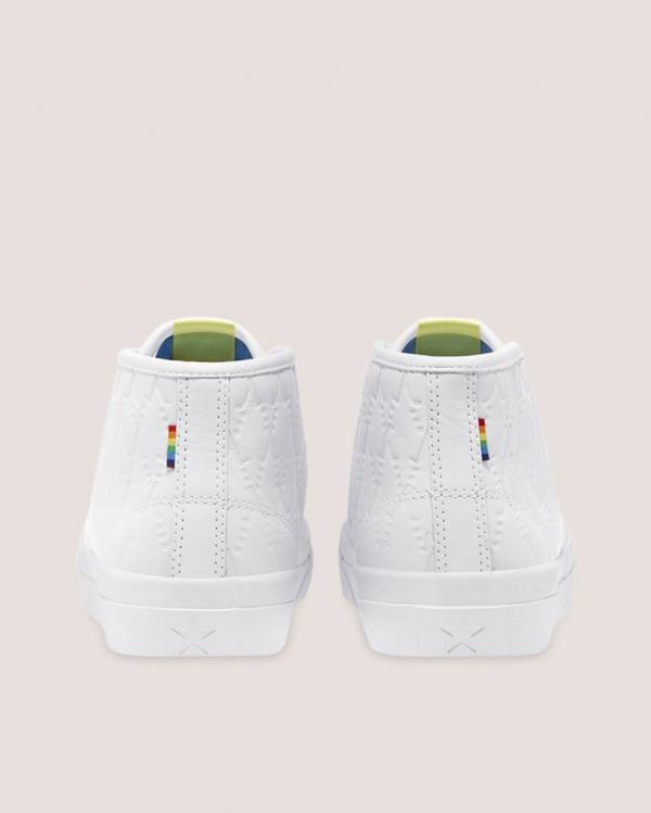 Tenis Altos Converse Alexis Sablone Pride Jack Purcell Pro Bota Blancos | CV-107ORS