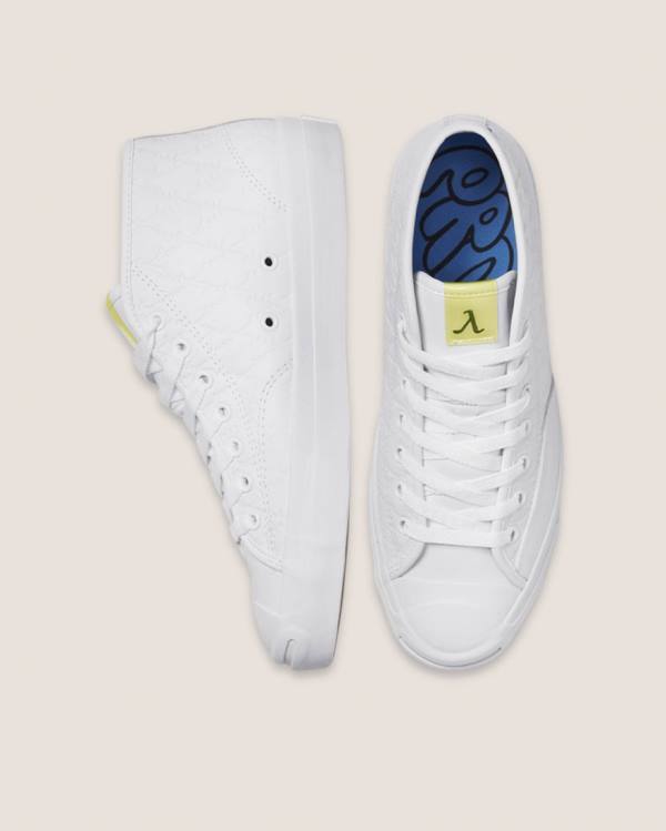 Tenis Altos Converse Alexis Sablone Pride Jack Purcell Pro Bota Blancos | CV-107ORS