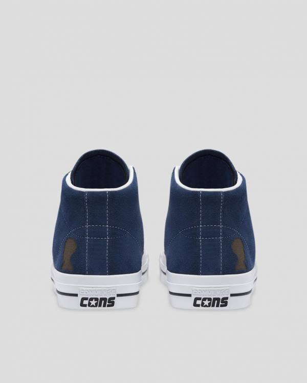 Tenis Altos Converse CONS One Star Pro Ben Raemers Foundation Bota Azules | CV-402YAQ