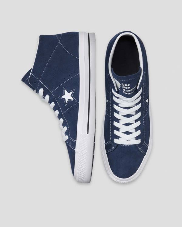 Tenis Altos Converse CONS One Star Pro Ben Raemers Foundation Bota Azules | CV-402YAQ