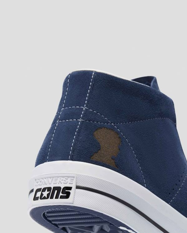 Tenis Altos Converse CONS One Star Pro Ben Raemers Foundation Bota Azules | CV-402YAQ