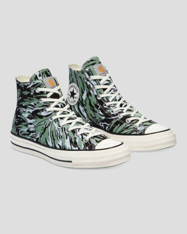 Tenis Altos Converse Carhartt Chuck 70 Bota Verdes | CV-014LHY