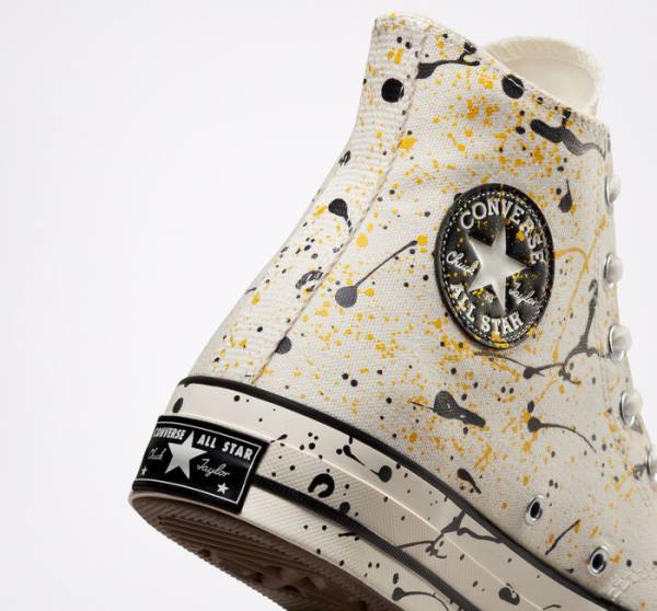 Tenis Altos Converse Chuck 70 Archive Paint Splatter Bota Negros | CV-930PKB