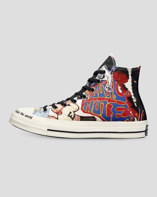 Tenis Altos Converse Chuck 70 Beat The World Bota Multicolor | CV-051DEM