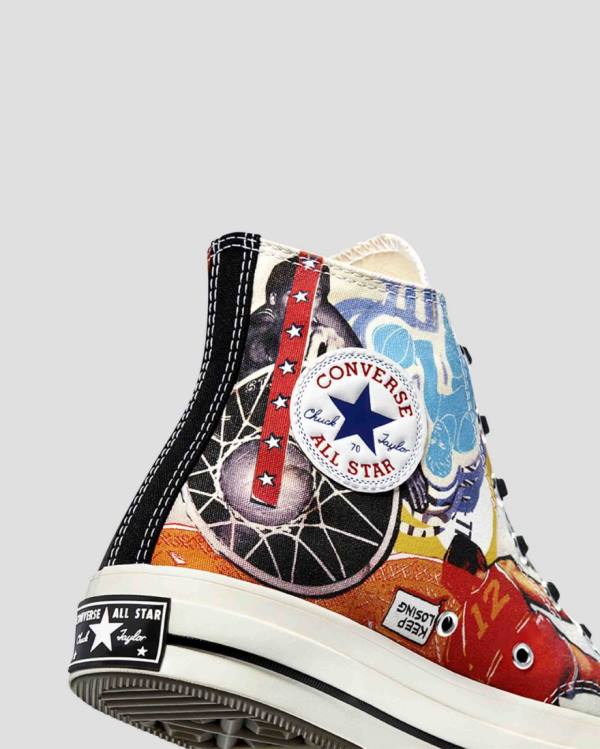 Tenis Altos Converse Chuck 70 Beat The World Bota Multicolor | CV-051DEM