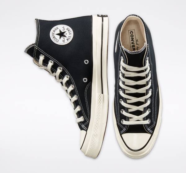 Tenis Altos Converse Chuck 70 Bota Negros | CV-042MUI