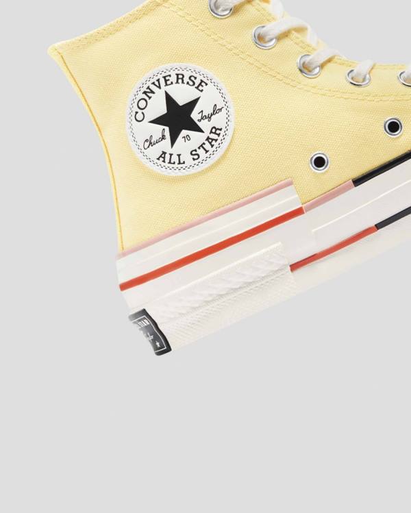 Tenis Altos Converse Chuck 70 Colour Block Bota Amarillos | CV-203QMZ