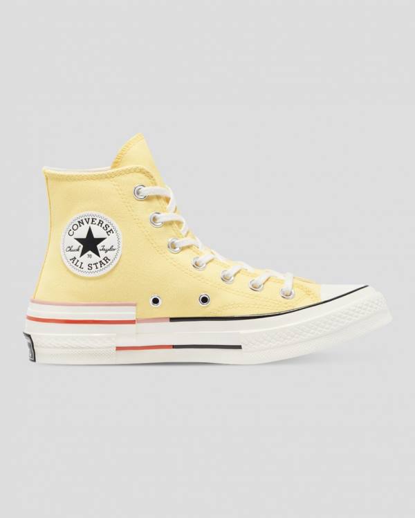 Tenis Altos Converse Chuck 70 Colour Block Bota Amarillos | CV-203QMZ