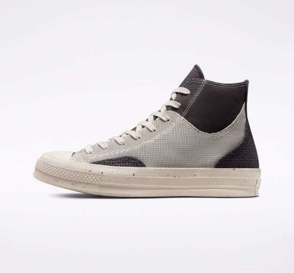 Tenis Altos Converse Chuck 70 Crafted Lona Bota Marrom | CV-019ITG